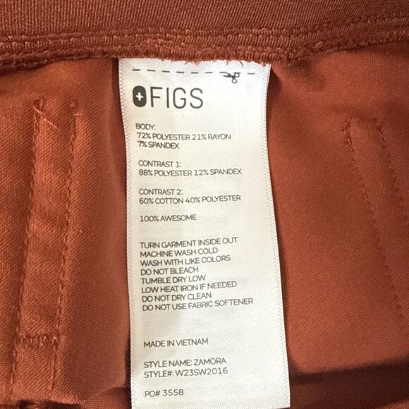 Figs Scrub Size S XS joggers Pants Tops Fall Colors Purple Burnt Orange Blue Lot - Picture 8 of 16